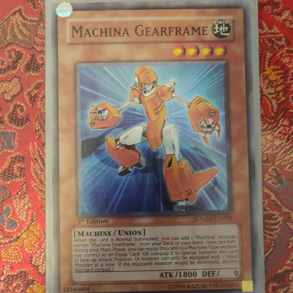 Yu Gi Oh TCG Machina Gearframe 1st Edition
